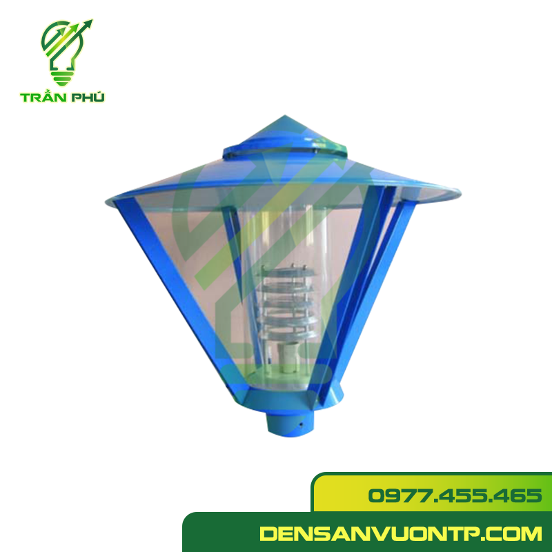 TPSV3 b Đèn sân vườn đầu nấm kính trong hiện đại