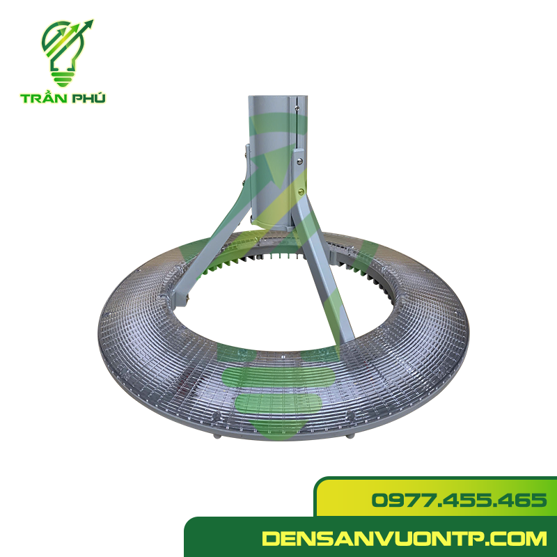 uforing d đèn trụ chiếu sáng sân vườn màu xám UFO ring