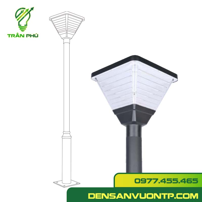 Đèn cột Năng lượng mặt trời 04