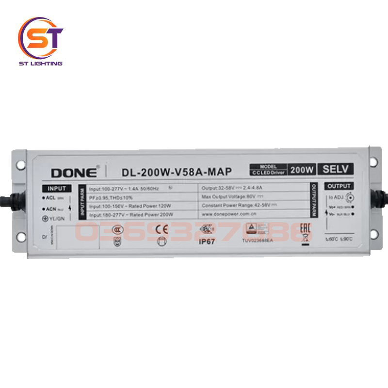 DONE 200W V58A MAP