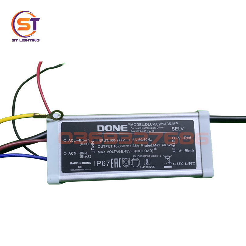 Done DLC 50W 1A35 MP đen