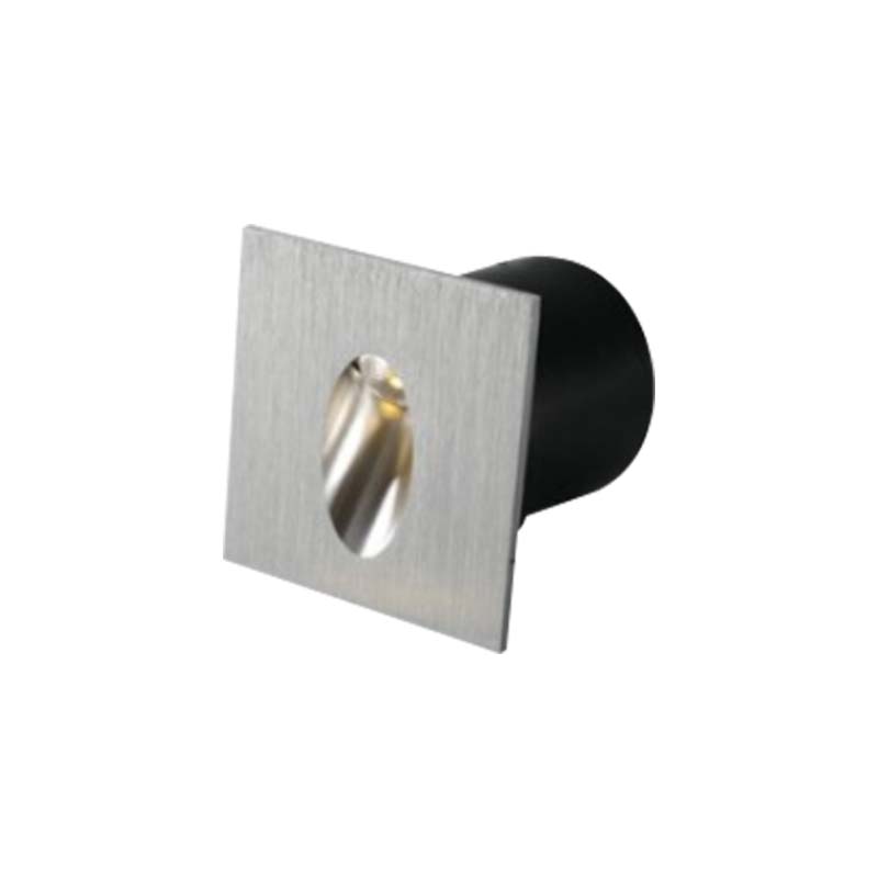 Đèn âm cầu thang mặt Inox vuong