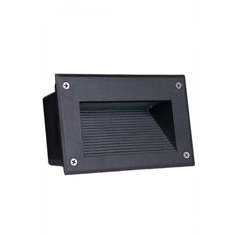 Đèn âm cầu thang vỏ nhựa hình chữ nhật CT02