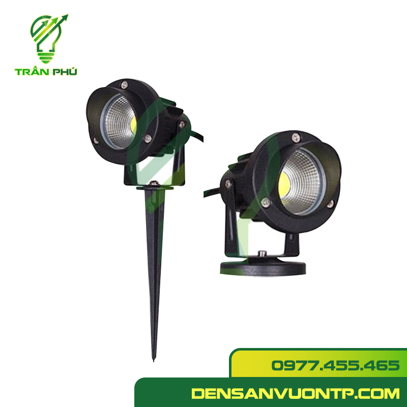 den chieu cay COB có mũ 5W