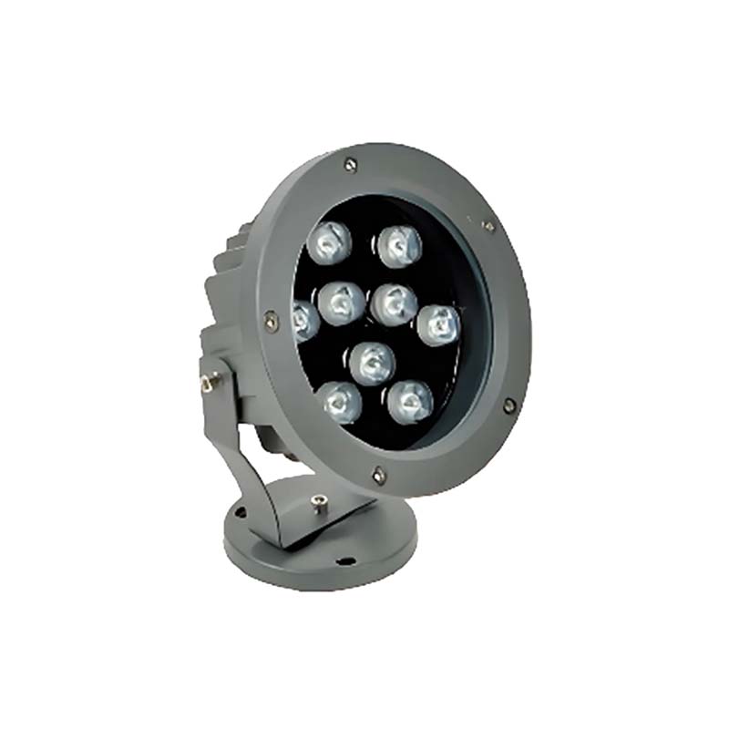 Đèn chiếu cây tròn xám LT01